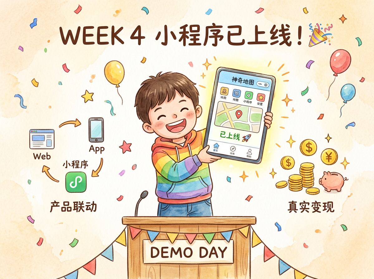 Week 4 小程序上线插画